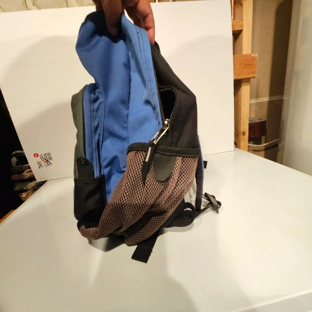 Kelty 201 Backpack Blue Grey Black Gorpcore Hiking School Bag‎